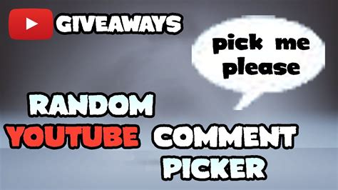 Random comment picker .